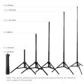 PULUZ 1.65m Height Tripod Mount Holder for Vlogging Video Light Live Broadcast Kits(Black).