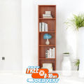 Tall Bookshelf, 5-Tier Cube Display Rack, Modern Bookshelf with Storage Space, Storage Cabinet for Home Office, Nice Corner book shelf, Book Rack 72/16.