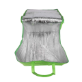 10X Foldable Large Cooler Bag Portable Food Cake Insulated Bag Aluminum Foil Thermal Box Green. 