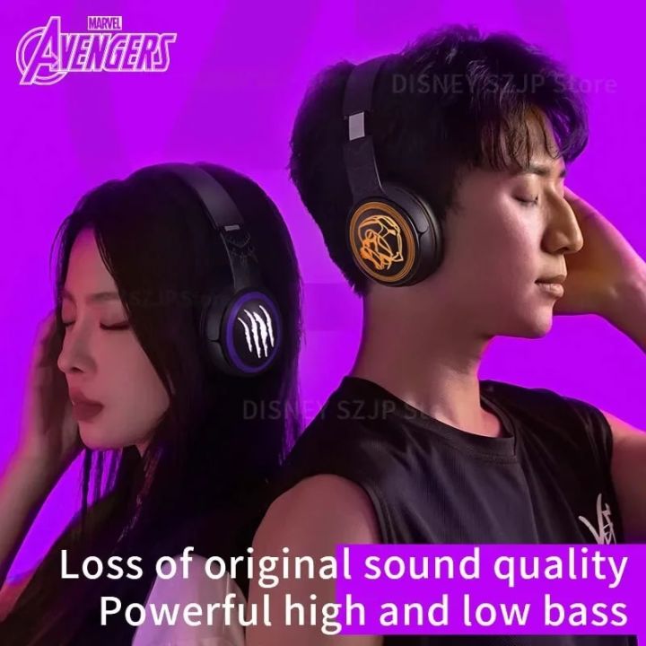 New%20Disney%20Marvel%20Wireless%20Wire%20Bluetooth%20Headphones%20MR13%20HIFI%20Surround%20Sound%20Headset%20Running%20Sport%20Over%20The%20Ear%20Earphones%20-%20Image%206