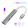 Type C to 4 Ports usb Hub Type C 3.0 Hub. 