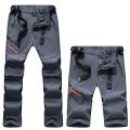 Men Spring Autumn Outdoor Lightweight Quick-drying Pants Men's Summer Thin Hiking Trousers Detachable Slim Stretch Pants.
