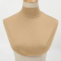 Womens Modal Turtleneck Collar Islamic Hijab Extensions Solid Color Mock Neck Half Top Blouse Detachable Hijab Neck Warmer. 