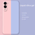Sroof For VIVO Y04 Liquid Silicone Macaron Candy Color TPU Falling and shockproof Soft Phone Case Shell Protector Back Cover. 