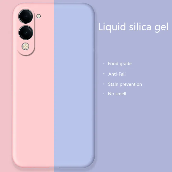 Olige%20For%20VIVO%20Y04%20Liquid%20Silicone%20Macaron%20Candy%20Color%20TPU%20Falling%20and%20shockproof%20Soft%20Phone%20Case%20Shell%20Protector%20Back%20Cover%20-%20Image%204