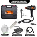 Portable Welding Machine/Welding Machine Handheld, 3900W Portable ARC Welder Gun w IGBT LCD Digital Display, MMA Welding Gun w Ground Wire for 2.5-3.2mm Wire rods Electric Welder Machine Kit.