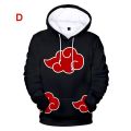 Akatsuki Hoodie From Naruto Shipuden Japan Anime Black Hoodie. 