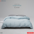 Comfort House Light Luxury Hotel-Style 100% Long-Staple Cotton Quilt Cover with Zipper. 
