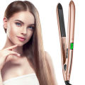 2 In 1 Hair Straightener and Curler Ceramic Flat Iron Hair Crimper LCD Hair Straightening Curling Iron Corrugation Hair Waver.