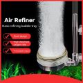 Mute Durable Oxygen Pump Transparent Reusable Air Atomizer Hydroponic Aquarium Accessory Fish Tank Aerator Bubble Tray. 