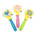Manual pull fan stick for children to blow bubbles, summer toy bubble water. 