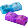 Monthly Pill Organizer 31 Day Pill Case Small Compartments Hold Vitamin and Travel Medicine Organizer 2 Time A Day Convenient Storage Pill Box.