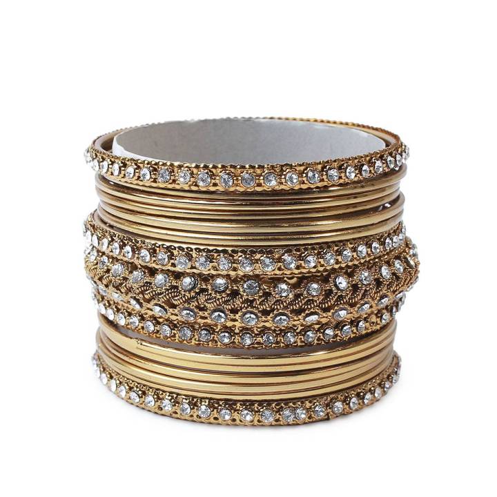 Fashionable Antique Bangles Set Churi for Women Girls