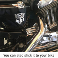 3D Metal Car Sticker Transformers Emblem Tail Badge Emblem Decal Cool Autobot Logo Car Styling Auto Decor Accessories. 