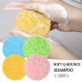 1/20pcs Facial Circular Makeup Remover Natural Wood Pulp Sponge Cellulose Compressed Facial Cleaning Cosmetics Foam Sponge Tool.