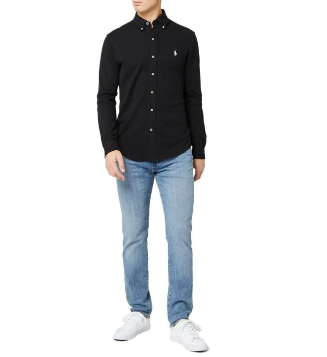 Full%20Sleeve%20Oxford%20Shirt%20Ralph%20Lauren-%20Deep%20Black%20-%20Shirt%20For%20Men%20-%20Shirt%20-%20Image%202