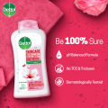 Dettol Body Wash Loofah Free Shower Gel Skincare Rose & Sakura Blossom with 8 Hour Lasting Moisture 250ml. 