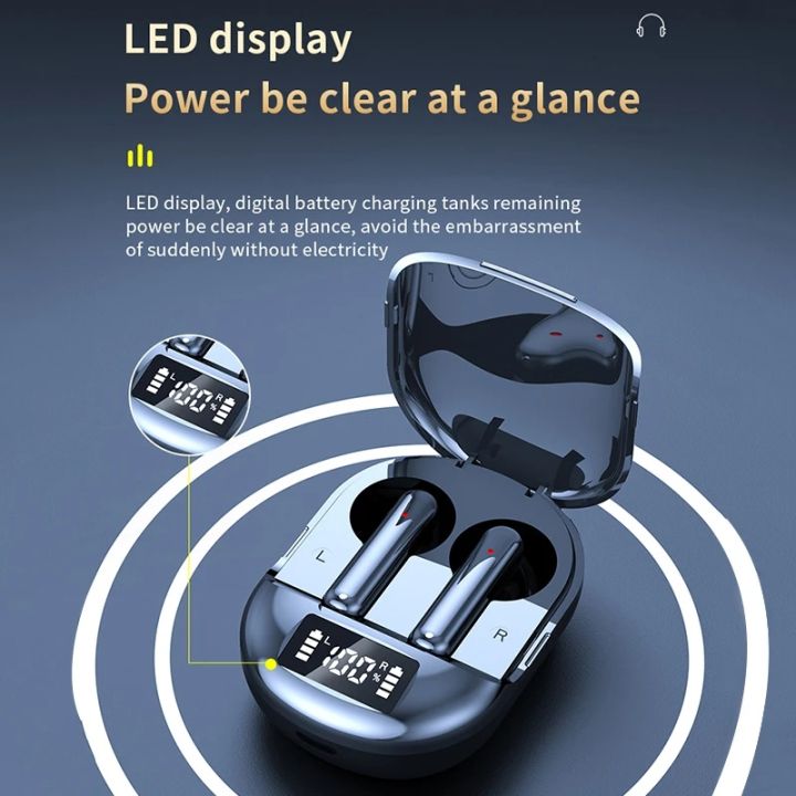 INNOVAT%C2%AE%20Air%20buds%20K40%20Bluetooth%20Earphones%20Digital%20Display%20Headset%20Noise%20Cancelling%20Earbuds%20With%20Microphone%20High%20Fidelity%20Stereo%20Sound%20Headphones%20-%20Image%204