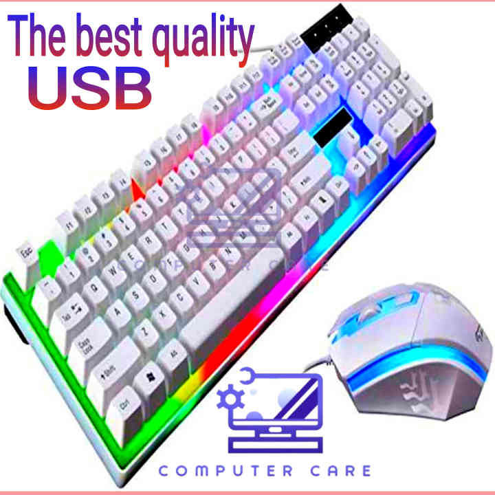 Premium Quality - Rgb Gaming Keyboard Mouse Combo G21-B Rgb Keyboard Rgb Gaming Mouse - Elevate Your Gaming Setup With High-Quality Gear