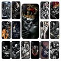 Skeleton Skull Woman Kiss Tattoo Phone Case For VIVO Y72 Y20 Y11 Y12 Y17 Y19 Y20S Y31 Y1S Y91C Y21 Y51 Y20i Y11S Y12S Y70. 