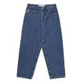 Retro Blue Baggy Jeans Hip Hop Streetwear Big Boy Jeans Y2K Pattern Embroidery Pants Men Women Fashion Pants Clothing.
