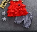 New Baby Girls Fashionable Premium Quality Beautiful Party Dress With HAIR BAND One Piece Baby Dress for 1-5. 