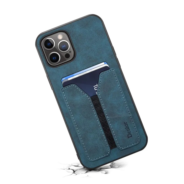 Denior%20DV%20Elastic%20Card%20Slot%20PU%20Back%20Cover%20Phone%20Case%20For%20iPhone%2015%20Pro%20Max%20/iPhone%2015%20Plus%20-%20Image%204