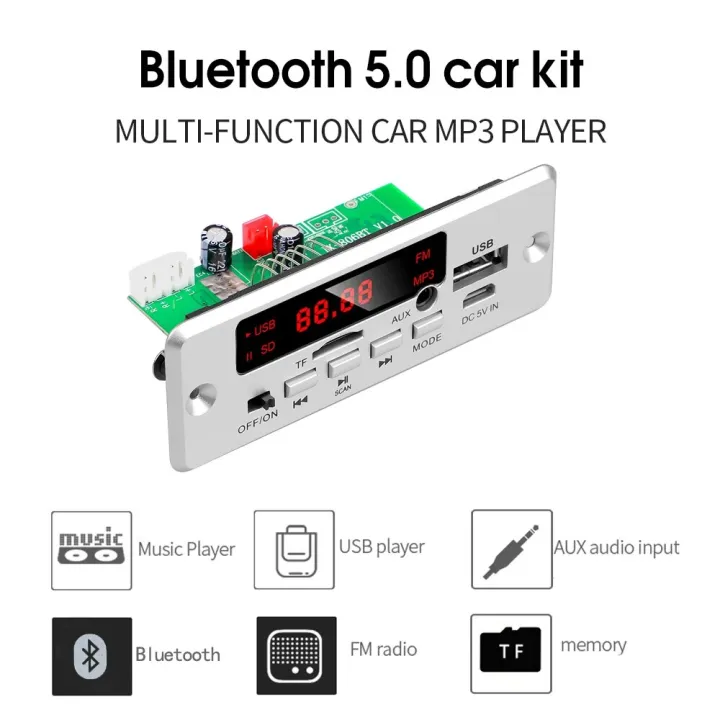 DC%2012V%2050W%20Amplifier%20Bluetooth%205.0%20MP3%20Player%20Decoder%20Board%20FM%20Radio%20TF%20USB%203.5mm%20AUX%20Module%20Bluetooth%20Receiver%20Car%20kit%20Audio%20-%20Image%203