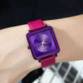 GEDI New Hot Selling Square Korean Style Trendy Student Fashion Waterproof Belt Casual Women's Watch. 