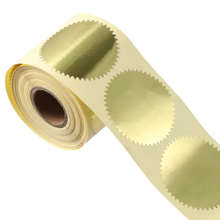Serrated%20Edge%20Gold%20Steel%20Seal%20Label%20Metallic%20Self-Adhesive%20Award%20Stickers%202%20Inch%20Round%20Paper%20Labels%20Certificates%20-%20Image%206