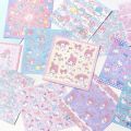 Sanrio Hello Kitty My Melody Cute Handmade Paper Cutting Cartoon Little Twin Stars Kindergarten Diy Colored Paper Children Gifts.