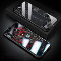 For VIVO Y12 Back Cover Version Theme Case Tempered Glass Protection shockproof Cover for VIVO Y12 case Transparent Circuit Board Design Full Coverage Phone cases.
