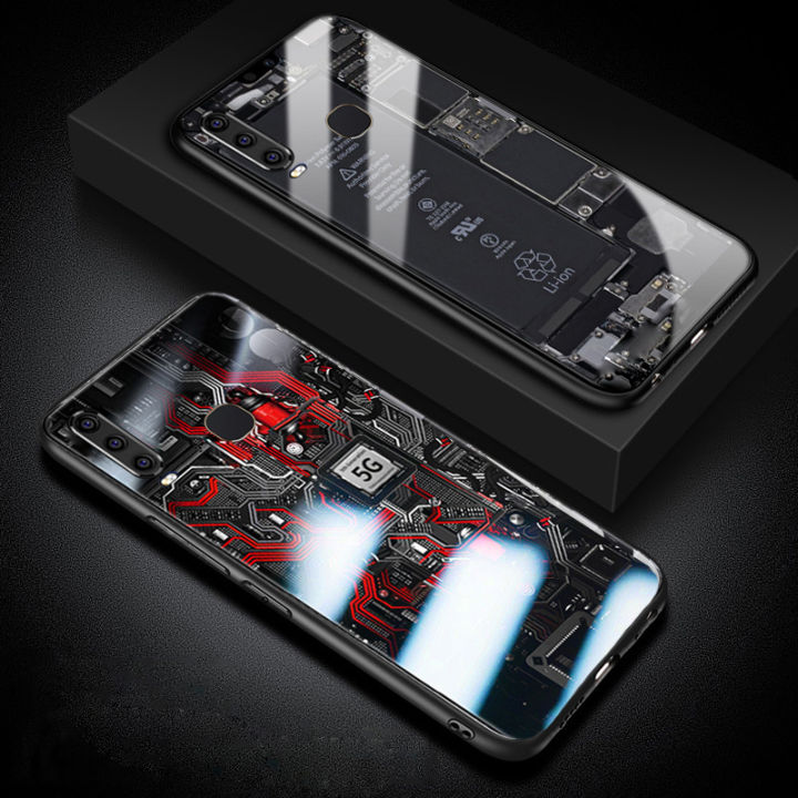 For%20VIVO%20Y12%20Back%20Cover%20Version%20Theme%20Case%20Tempered%20Glass%20Protection%20shockproof%20Cover%20for%20VIVO%20Y12%20case%20Transparent%20Circuit%20Board%20Design%20Full%20Coverage%20Phone%20cases%20-%20Image%209