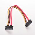 12 Inch Male to Female 7 15 Pin SATA Data HDD Power Combo Extend Extension Cable. 