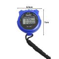 Digital Stopwatch Waterproof Compact Size Simple Operation Pedometer No Clock No Date Silent Stopwatch Timer Chronograph Devices. 