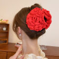 Big Flower Women's Hair Claws 2023 New In Vintage Fashion Headwear Simple Lage Size Hair Accessories for Women Gift. 