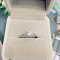 Silver Color Plated Stone Finger Ring for Women. 