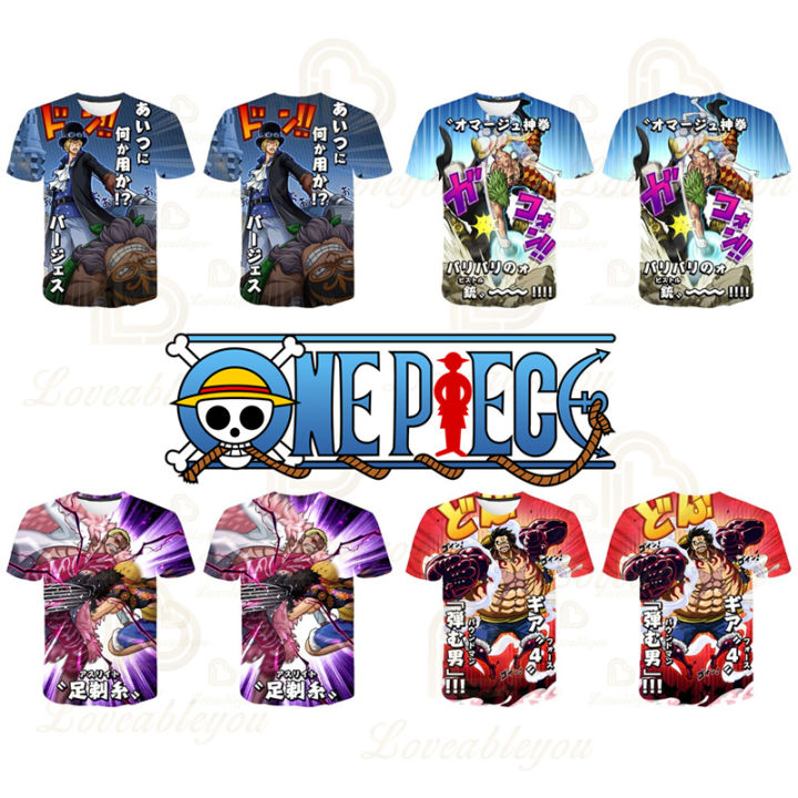 Shanks Nami T Shirt One Piece Summer T-shirt Tees Trafalgar Law Oversized Cosplay Thin Trafalgar Law Costumes