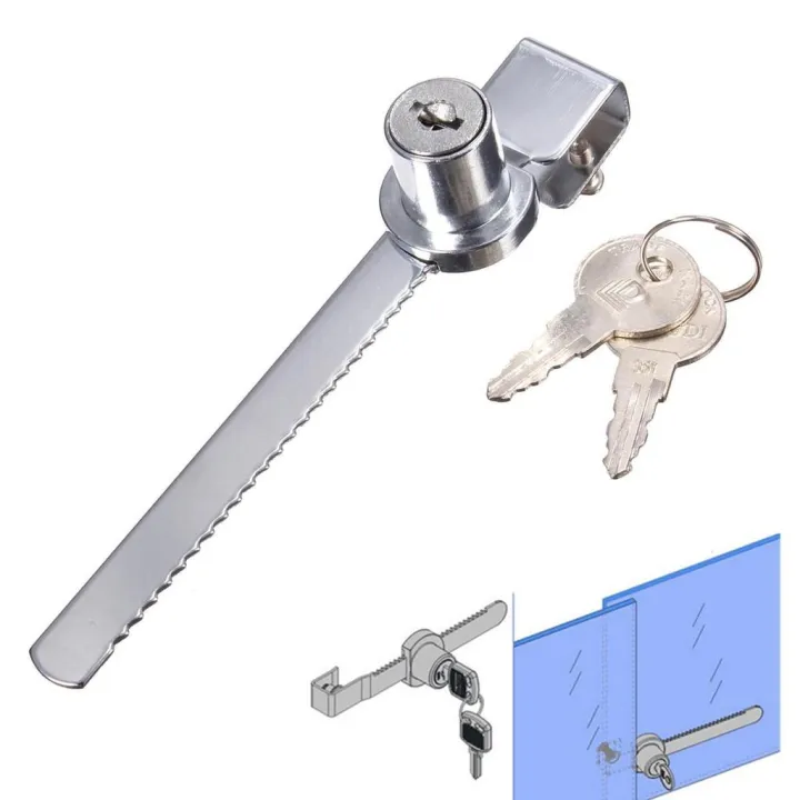 Display%20Showcase%20Cabinet%20Sliding%20Glass%20Door%20Lock%20With%202%20Keys%20-%20Image%202