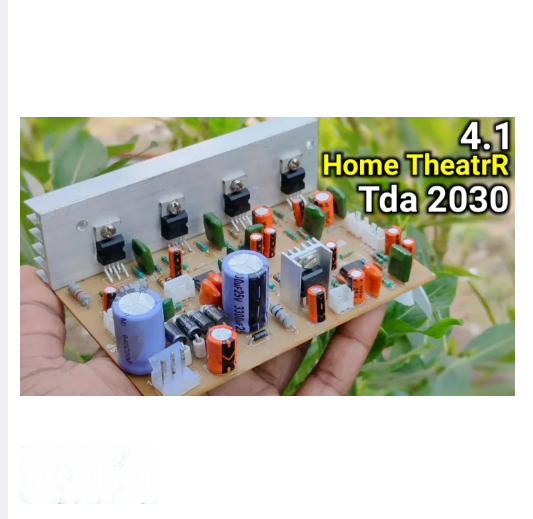 2030 4 IC Home Theater Kit Board Amplifier Circuit with Bass Boost and Treble Support TDA2030 Based