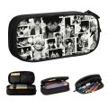 Boku No My Hero Academia Dabi Collage Pencil Case for Boys Gilrs Large Storage Anime Manga Pen Bag Box School Accessories. 