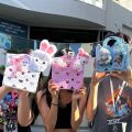New Kpop Idol Newjean Get Up Bunny Beach Bag Fan Bag.