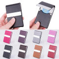 Fashion Aluminum ID Credit Card Holder Anti-theft Metal Wallets Pocket Case Women Men Business Card Holders Credit Box.