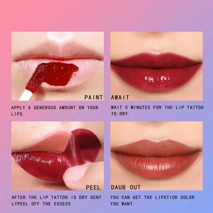 6%20Colors%20Peel%20Off%20Liquid%20Lipstick%20Waterproof%20Longlasting%20LipGloss%20Mask%20Moisturizer%20Tear%20Pull%20Lip%20Lint%20Cosmetic%20Makeup%20Maquillage%20-%20Image%204