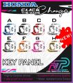Key Panel Printed Decals Sticker For Honda Click. 