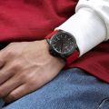 NAVIFORCE NF8031 Sport Quartz Trendy Watch For Men Silicone Strap With Date Alloy Case Wrist Watch.