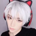 Wig Men's Short Hair Handsome Natural Zhengtai Gay Mao Daily Korean Style Boys UniversalcosFull-head wig. 