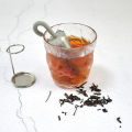 Umbrella Shape Tea Infuser Silicone Stainless Steel Herbal Spice Strainer Filter Mesh Tea Maker Teapot Tool Teaweare Cologo. 