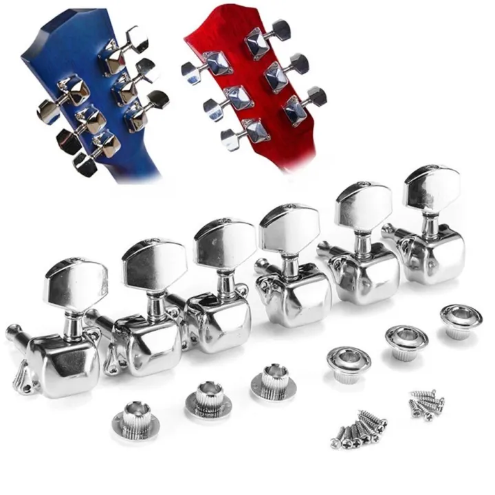 String Peg Semi-closed Guitar String Peg Locking Tuners Zinc Alloy String Tuning ...