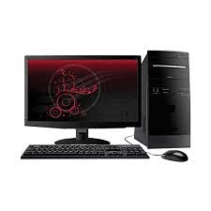 Desktop CPU Intel Dual Core RAM 4GB HDD 500GB With 17" LED Monitor